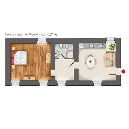 Diffuso P.lacchin Appartamento